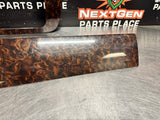 2011 GMC SIERRA CENTER DASH RADIO AIR VENTS WOOD TRIM BEZEL OEM #889