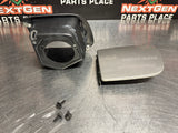 2005 C6 CORVETTE OEM USED FUEL / GAS DOOR SILVER OEM #1030