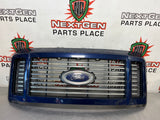 2009 FORD F250 F350 DIESEL HARLEY BLUE FRONT UPPER GRILLE OEM #577