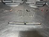 97-04 C5 CORVETTE TAILLIGHT METAL GRILL COVERS CHROME     #1150