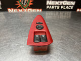 2007 C6 CORVETTE DRIVER WINDOW SWITCH RED OEM 10322620 #1080
