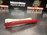 05 - 13 C6 CORVETTE DASH TRIM NEAR GLOVE BOX RED OEM #1080