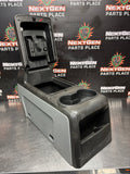 2012 FORD F150 CENTER CONSOLE BLK/ GRAY OEM #1281