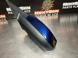 10-14 FORD MUSTANG GT LH DRIVER SIDE VIEW MIRROR KONA BLUE OEM #968