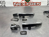 08-09 PONTIAC G8 PAINTED LH RH SIDE DOOR HANDLE FRONT & REAR MAGNETIC GRAY #307