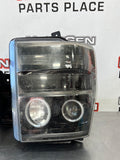 08-10 FORD F350 SUPERDUTY  AFTERMARKET RECON SMOKED/BLACK HEADLIGHTS HALOS #291
