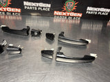 08-09 PONTIAC G8 LH RH SIDE EXTERIOR DOOR HANDLES FRONT & REAR BLCK OEM #1178