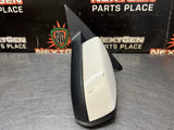 2013 FORD MUSTANG GT LH DRIVER SIDE VIEW MIRROR WHITE OEM #1588