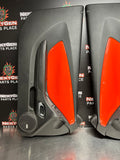10-15 CAMARO SS INTERIOR DOOR PANELS WITH INFERNO ORANGE INSERTS LH RH OEM #951