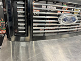 2009 FORD F250 F350 DIESEL HARLEY BLACK FRONT UPPER GRILLE OEM #W430