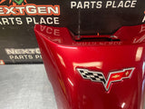05 - 13 C6 CORVETTE CONVERTIBLE CRYSTAL RED CENTER CONSOLE WATERFALL OEM #1266