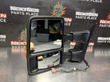 2012 FORD F250 LH DRIVER SIDE POWER FOLD TELESCOPIC HEATED MIRROR OEM #4070