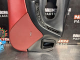 97-04 C5 CORVETTE DOOR PANELS BLACK/ FIRETHORN RED OEM #1425