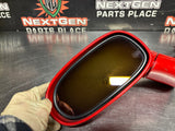 2007 C6 CORVETTE DRIVER LH SIDE MIRROR VICTORY RED OEM #1255