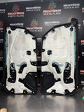 2021 CAMARO SS LH RH DOOR PANELS DOOR CARDS CERAMIC WHITE AND BLACK OEM #1556