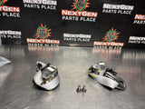 2005 C6 CORVETTE OEM FRONT SEAT BELTS DRIVER / PASSENGER GREY #1110