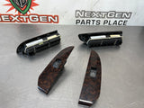 2012 GMC SIERRA DURAMAX 2500HD CREW CAB WOOD FRONT AND REAR POWER WINDOW SWITCHES OEM #534