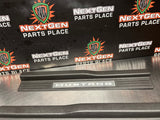 2011 FORD MUSTANG GT LH AND RH ILLUMINATED DOOR SILL TRIM SET OEM #1024