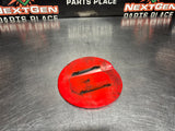 2016 FORD MUSTANG GT FUEL DOOR GAS LID TANK COVER RED OEM #815
