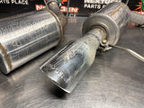 11-14 FORD MUSTANG GT ROUSH AXLE BACK ROUND TIPS EXHAUST OEM #1588
