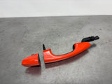 2016 FORD MUSTANG GT LH EXTERIOR DOOR HANDLE ORANGE OEM #1478