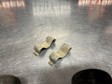 04-06 PONTIAC GTO RADIATOR RUBBER HOLD DOWN DONUTS WITH BRACKETS OEM #1027