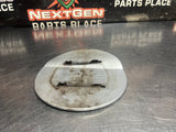 2019 FORD MUSTANG GT FUEL DOOR GAS LID TANK COVER SILVER OEM #1618
