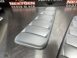 10-14 FORD MUSTANG GT EXTERIOR AIR VENTS REAR WINDOW LOUVRE SILVER OEM #763