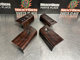2008 FORD F250 LH & RH FRONT AND REAR DOOR WOODGRAIN WINDOW SWITCH SET OEM #1105
