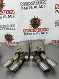 2015 CAMARO SS NPP BI MODE QUAD TIP DUAL EXHAUST MUFFLERS OEM #509