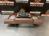2013 FORD F250 F350 RADIO BEZEL CLIMATE CONTROL WOOD TRIM #1279