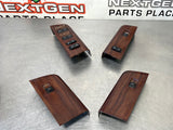 2008 FORD F250 LH AND RH FRONT AND REAR DOOR WOODGRAIN WINDOW SWITCH SET OEM #488