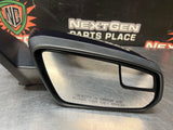 10-14 FORD MUSTANG GT RH PASSENGER SIDE VIEW MIRROR KONA BLUE OEM #1175