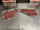 2010 F350 EXT CAB LH RH DRIVER AND PASSENGER FENDER EMBLEMS OEM #1044