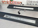 2015 MUSTANG GT ILLUMINATED DOOR SILL PANELS OEM #489