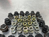 97-04 C5 CORVETTE 19MM LUG NUTS SET WITH COVERS SET OF 20 OEM #359
