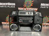 2010 FORD F350 HARLEY RADIO BEZEL CLIMATE CONTROL GLOSS BLK TRIM OEM #949