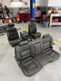 14-19 CHEVY SILVERADO 2500 CREW CAB FULL INTERIOR BLACK LEATHER OEM #3852