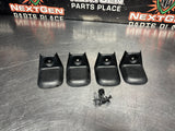 97 - 04 C5 CORVETTE SEAT TRACK TRIM COVERS FULL SET ( 4 ) OEM  10245916