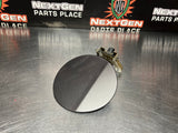2013 FORD MUSTANG GT FUEL DOOR GAS LID TANK COVER MAGNETIC METALLIC GRAY OEM 877