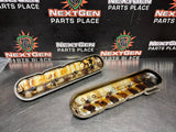 GM OEM GEN IV LS VALVE COVER SET USED 12611021 12611059 #C264