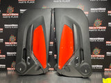 10-15 CAMARO SS INTERIOR DOOR PANELS WITH INFERNO ORANGE INSERTS LH RH OEM #951