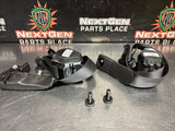 2006 C6 CORVETTE FRONT SEAT BELTS DRIVER / PASSENGER BLK OEM #1538