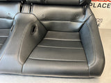 2015 MUSTANG GT REAR SEATS UPPER AND LOWER LEATHER BLACK OEM #295