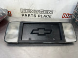 2001 C5 CORVETTE REAR LICENSE PLATE HOLDER  BACK UP REVERSE LIGHTS OEM #605