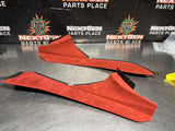 04-06 PONTIAC GTO CENTER CONSOLE TRIM PANELS RED OEM #1522