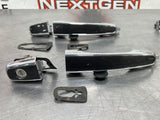 08-09 PONTIAC G8 PAINTED LH RH SIDE DOOR HANDLE FRONT & REAR MAGNETIC GRAY #307