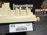 2006 CHEVY SILVERADO INTERIOR FUSE BOX 15266957 OEM #1318