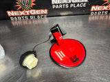 2006 PONTIAC GTO FUEL GAS DOOR ASSEMBLY TORRID RED OEM 92119899 #1522