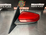10-14 FORD MUSTANG GT LH DRIVER SIDE VIEW MIRROR RUBY RED OEM #757